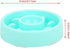 Dog Slow Feeder Bowl, Anti-choking Interactive Bloat Stop Design for Dogs & Cats (Emerald Green)
