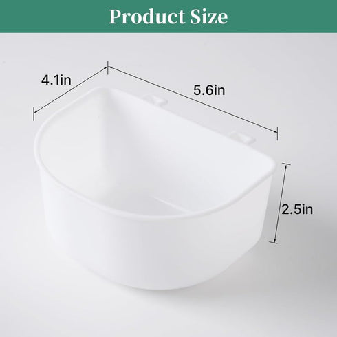 Capybowl, Travel Water or Food Bowl for IATA Approved Travel Kennels, Wide-Mouthed, Secure Attachment, Suitable for Small and Large Pet International and Domestic Travel, Now Available