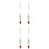 balacoo 4 pcs Aquarium Glass Hydrometer with Thermometer, Float Hydrometer for Fish Tank