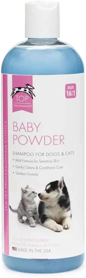 MPP Dog Grooming Baby Powder Shampoo Conditioner Cologne Mist or Waterless Shampoo (17