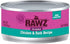 Rawz Natural Premium Canned Cat Wet Food, 12 Pack Chicken Variety Bundle, 3oz Cans, Includes Hotspot Pets Bowl
