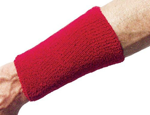 Unique Sports 6 Pack of 6-Inch Long Wrist Towel Wristbands