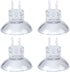 ALEGI 4pcs Large Aquarium Sponge Filter with Suction Cups and Check Valves for Breeding Fry Betta Shrimp Fish Tank