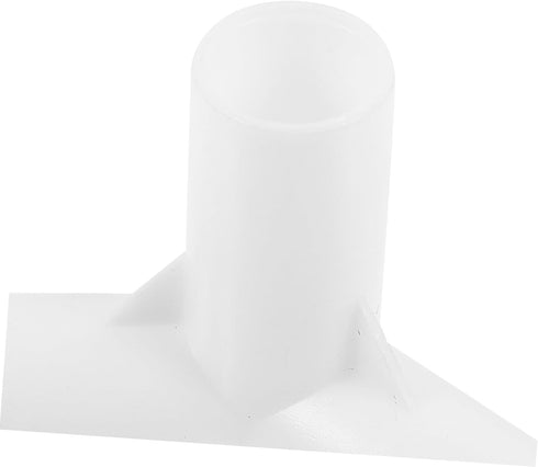 Toddmomy 20pcs Tent Pole Connector, Three-Way Adapter Fittings for Outdoor Tent Supply, Child White Plastic Bracket