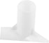 Toddmomy 20pcs Tent Pole Connector, Three-Way Adapter Fittings for Outdoor Tent Supply, Child White Plastic Bracket