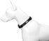Basic Adjustable Black Dog Collar with Breathable Quick Release Nylon for Small Medium Large Dogs Boy