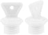 Healeved 2pcs Hot Water Bag Stopper Rubber Hot Water Bottle Cap Plastic