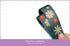Floral Print Martingale Dog Collar by Dazzber, Heavy Duty Adjustable No Pull Collar for Extra Small Dogs (Neck 8-11