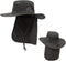 UV 50+ Sun Protection Hat for Men & Women, Wide Brim Bucket Hat for Outdoor Sports, Fishing Hat with Neck Flap