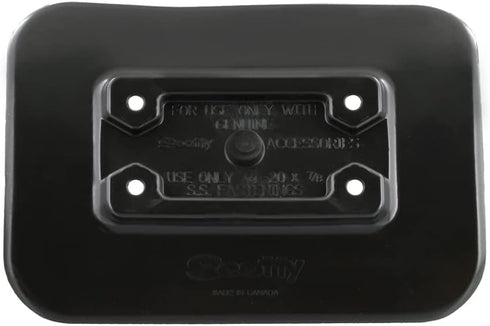 Scotty #341-BK Glue-On Pad For Inflatable Boats (Black)