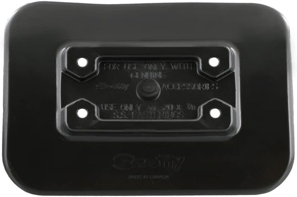 Scotty #341-BK Glue-On Pad For Inflatable Boats (Black)