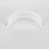 TOPPERFUN Iron Airtight Storage Bucket with Lid White Dry Food Container for Kitchen Flour Canister Suitable for Pantry