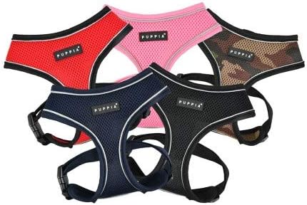 Puppia Soft Harness Pro - Black - Size Small