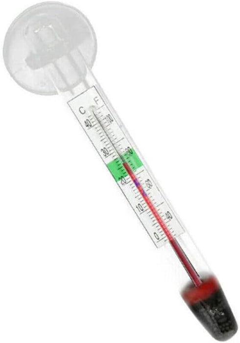 UCCKEYI 5-Pack Floating Glass Aquarium Thermometer with Suction Cup Fish Tank Aquarium Thermometer Safe for Freshwater