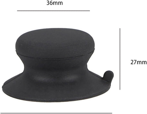 FABULETTA Silicone Pot Lid Handle, Heat Resistant Food GRADEs Knob, Non-Slip Suction Cup for Lunch Box, Camping