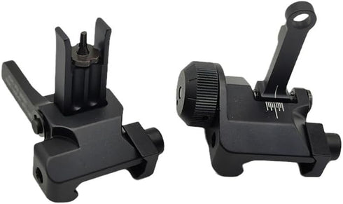 ORPUNA KAC300 SetTool-Free 20mm Backup Rapid Transition Fold SightsFlip Up Front and Rear Iron Sights Adjustable Rotate