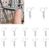 Pssopp Cage Door Spring, 20PCS Multifunctional Spring for Locking Rabbits, Chicken, Bird Cages, Large Spring Door Hook