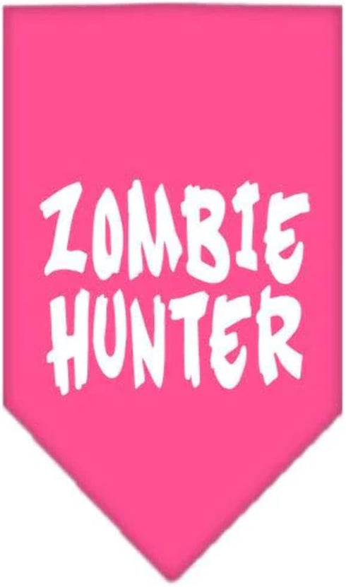 Mirage Pet Products Zombie Hunter Screen Print Bandana, Large, Turquoise
