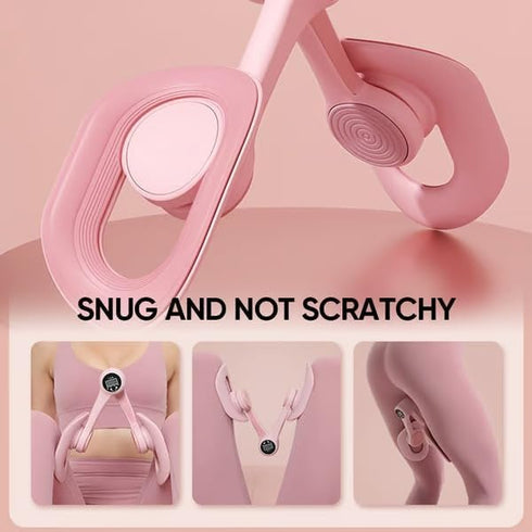 Sakerplus Pelvic Floor Exerciser for Women, Leg Trainer for Inner Thigh Workout Equipment for Home Gym, Fitness