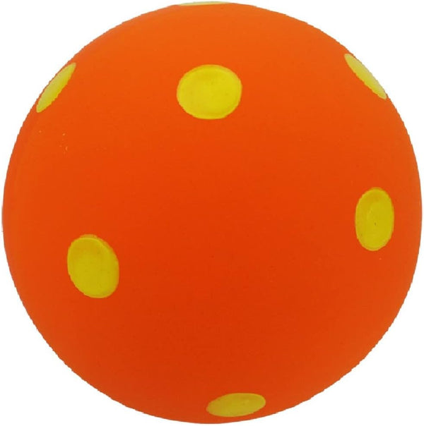 Multipet Polka Dot Balls 4 Inches Dog Toy (Assorted Color, 1 Pack)