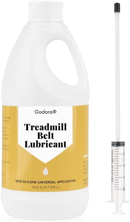 100% Silicone Treadmill Lubricant/Treadmill Lube, 16 Ounces Premium Silicone Oil for Treadmill