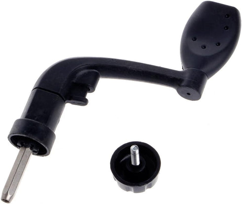 Seadiquiet Black Universal Plastic Power Handle Fishing Reels Crank Rock Arm Spinning Wheel Grasp Reels and Accessories