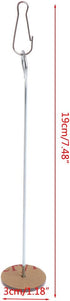 Zaagot Bird Food Holder Parrot Fruit Vegetable Skewer Hanging Feeder Toy Stainless Steel Feeding Tool Keeping Cage