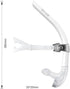 ZIONOR Snorkel Lap Swimming Training Diving Snorkeling Comfortable Mouthpiece with One-Way Purge Valve for Pool Open