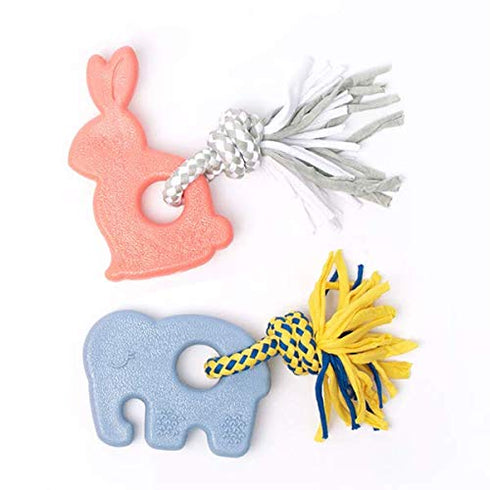 Zippy Paws Zp425 Teetherz Elliot The Elephant Dog Toy