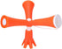 Tripod Golfball Tee, Height Adjustable Golfball Accessories for Practice Training (Orange)