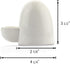 Dahey Drinking Water Feeder, Ceramics Silent Bottle Waterer for Small Pets, White, 8Oz