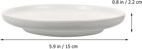 Ceramic Cat Bowls, Shallow Dog Bowls Whisker Stress Cat Dishes, Relieves Fatigue for Food Shallow Kitten Bowl Pet Bowl Dog Feeder Pet Food Dish Stainless Steel White Puppy Food Ceramics