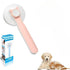 Cat Grooming Brush, Pet Hair Brush, Dog Slicker Brushes for Grooming, Gently Removes Loose Undercoat (Pink)