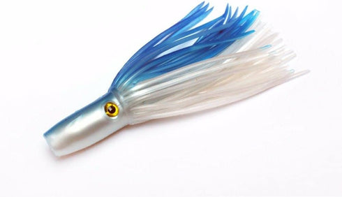 Generic Mini Tuna Dart Marlin Wahoo 4.5" Soft Head - Blue/White