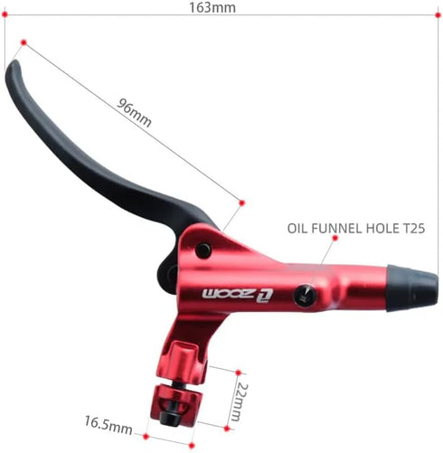 Akantor HB875 HB876 HB876E Zoom Replacement Hydraulic Brake Lever Without Caliper Bike Brake Repair Parts - Hydraulic