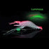 OriGlam 5pcs Soft Luminous Shrimp Lure Set, 5 Colors Bait with Hooks and Beads for Freshwater and Saltwater Fishing