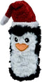 Pet Lou Christmas Squeaky Penguin Bottle Dog Toy, 8-inch Height