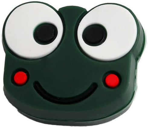 JJLFresheners Green Frog Racket Vibration Tennis Accessories, Cartoon Silicon Shock Absorber, Lovely Racquet