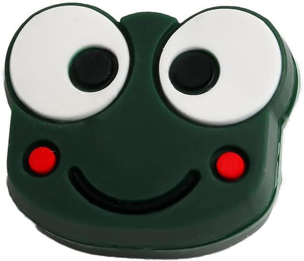 JJLFresheners Green Frog Racket Vibration Tennis Accessories, Cartoon Silicon Shock Absorber, Lovely Racquet