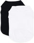 2 Packs Dog Shirts - Plain Cotton Pet Clothes for Boy & Girl, Fit for Small, Extra Small & Medium Dogs & Cats