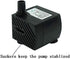 Submersible Water Pump with LED Light for Indoor Tabletop Fountains, Aquarium Fish Tank (180L/H 3W)