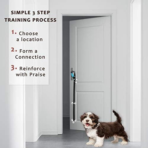 Duke & Dixie Dog Doorbells Training Potty, 2 Pack Adjustable Dog Bells for Potty Training Your Puppy