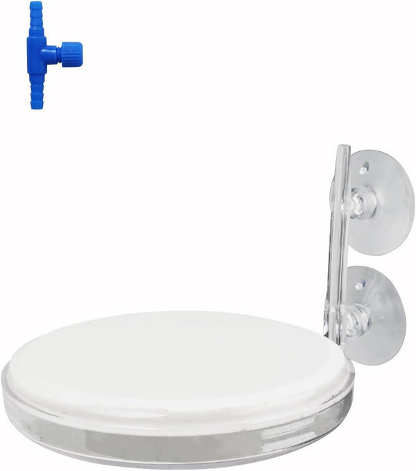 Upettools Nano Bubble Stone Kit for Fish Tank, Quiet Super-High Dissolved Oxygen Diffuser with Control Valve (T100)