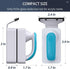 Pawfly 3 Inch Strong Magnetic Brush Aquarium Cleaner with Detachable Stainless Steel Scraper