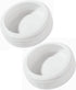 Ceramic Round Reptile Food Bowls - 2-Pack Pet Food Dish for Lizards and Young Bearded Dragons