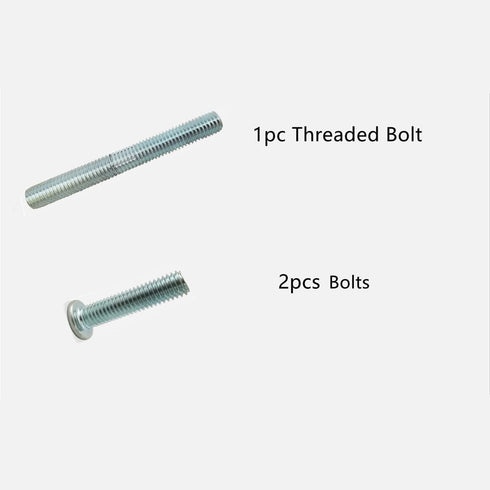 2-Pack 15" L, Ø 2.75" Cat Tree Replacement Post with M8 Bolt, DIY Scratching Post Replacement