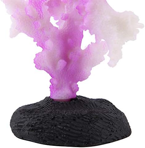 Aquarium Artificial Coral, Luminous Silicone Coral for Fish Landscape Decoration, Aquarium Ornaments