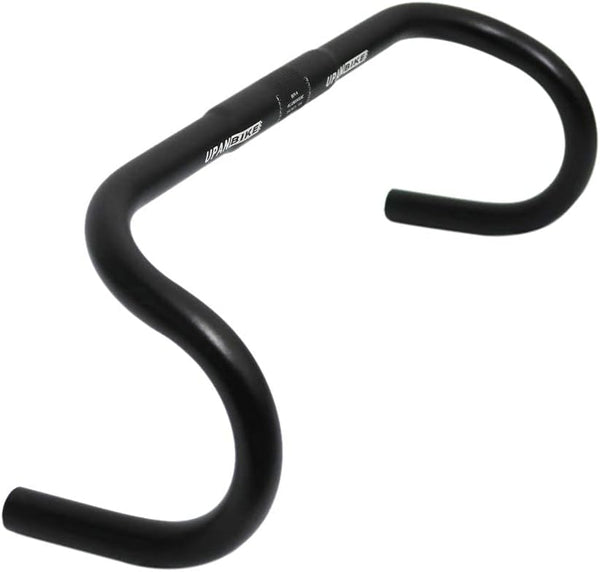 UPANBIKE Aluminum Alloy Bike Handlebar Drop Bar Bent Handlebar, 25.4mm 31.8mm for Fixed Gear Road BMX