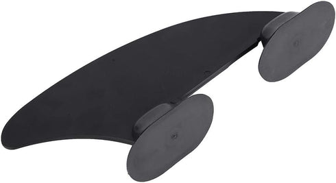 Tracking Fin for Kayak, Black Watershed Board Kayak Skeg with Integral Fin Mounting Points for Canoe Accessories