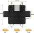 Generic 137x147cm, PawComfort Deluxe Dog Car Seat Cover, Quilted Black Waterproof Pet Protector, Universal Fit for Cars